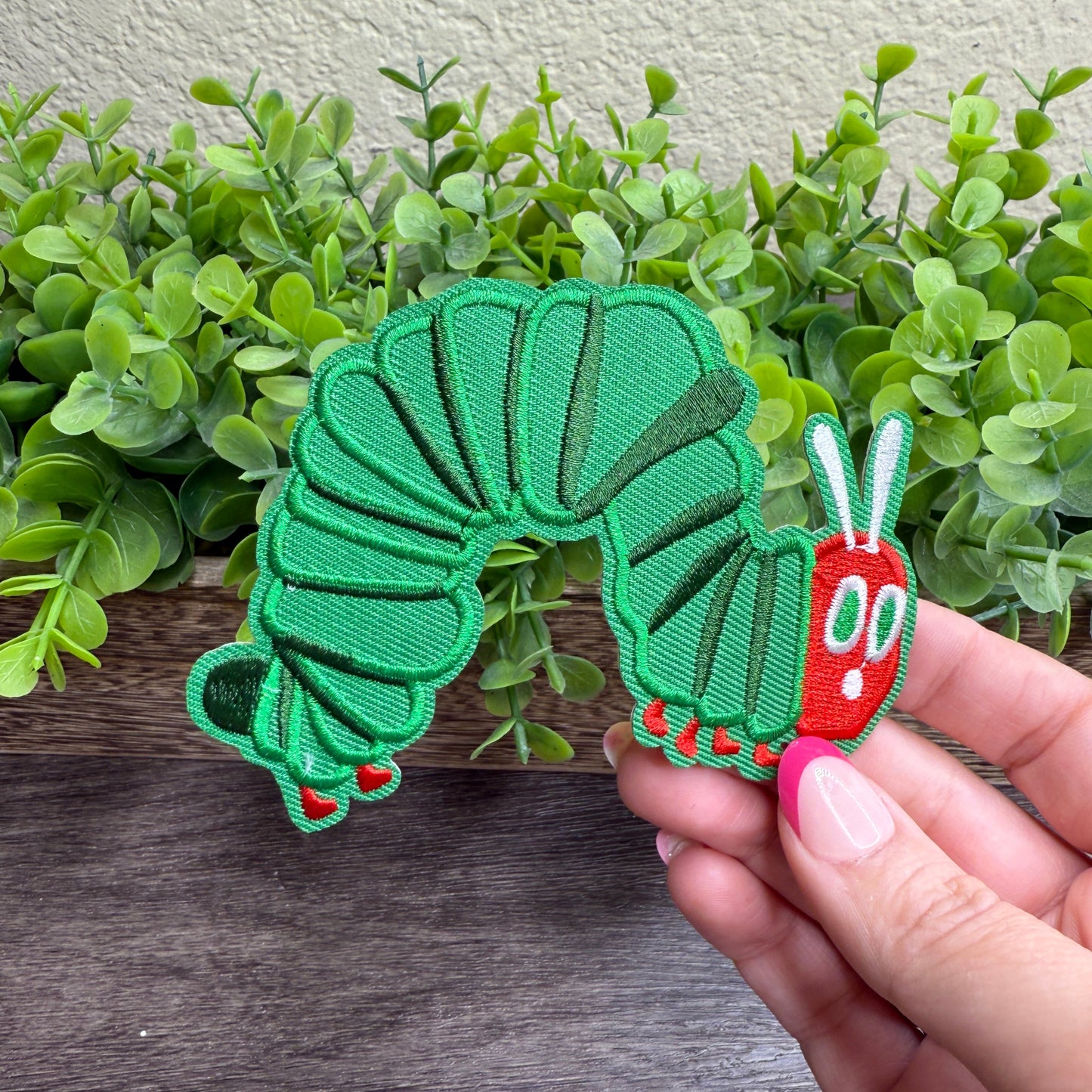 Caterpillar Embroidered Small Patches