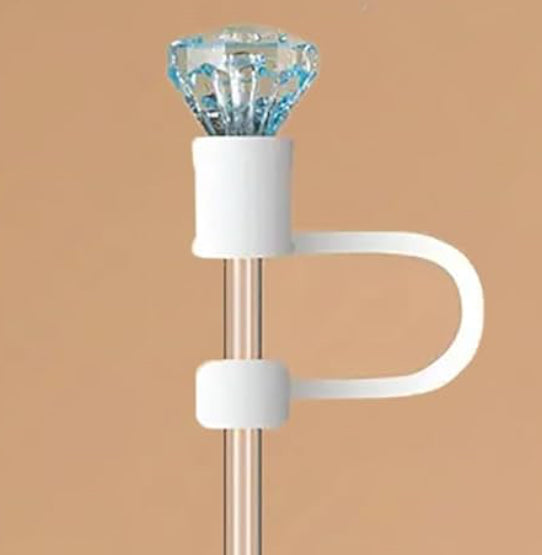 8mm Diamond Straw Topper