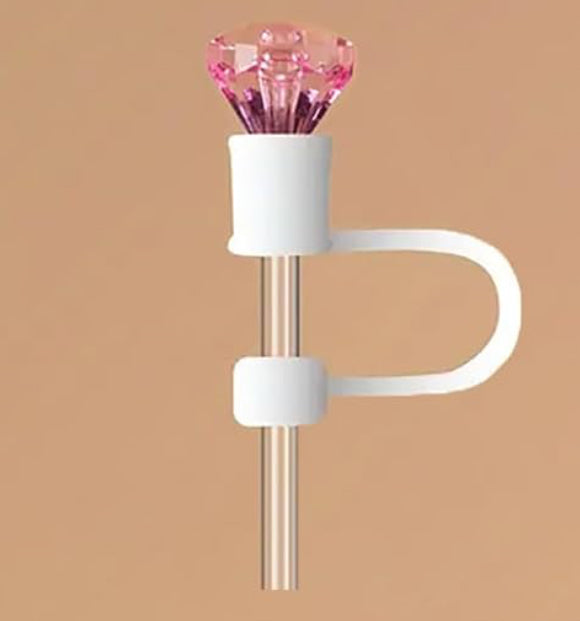 8mm Diamond Straw Topper
