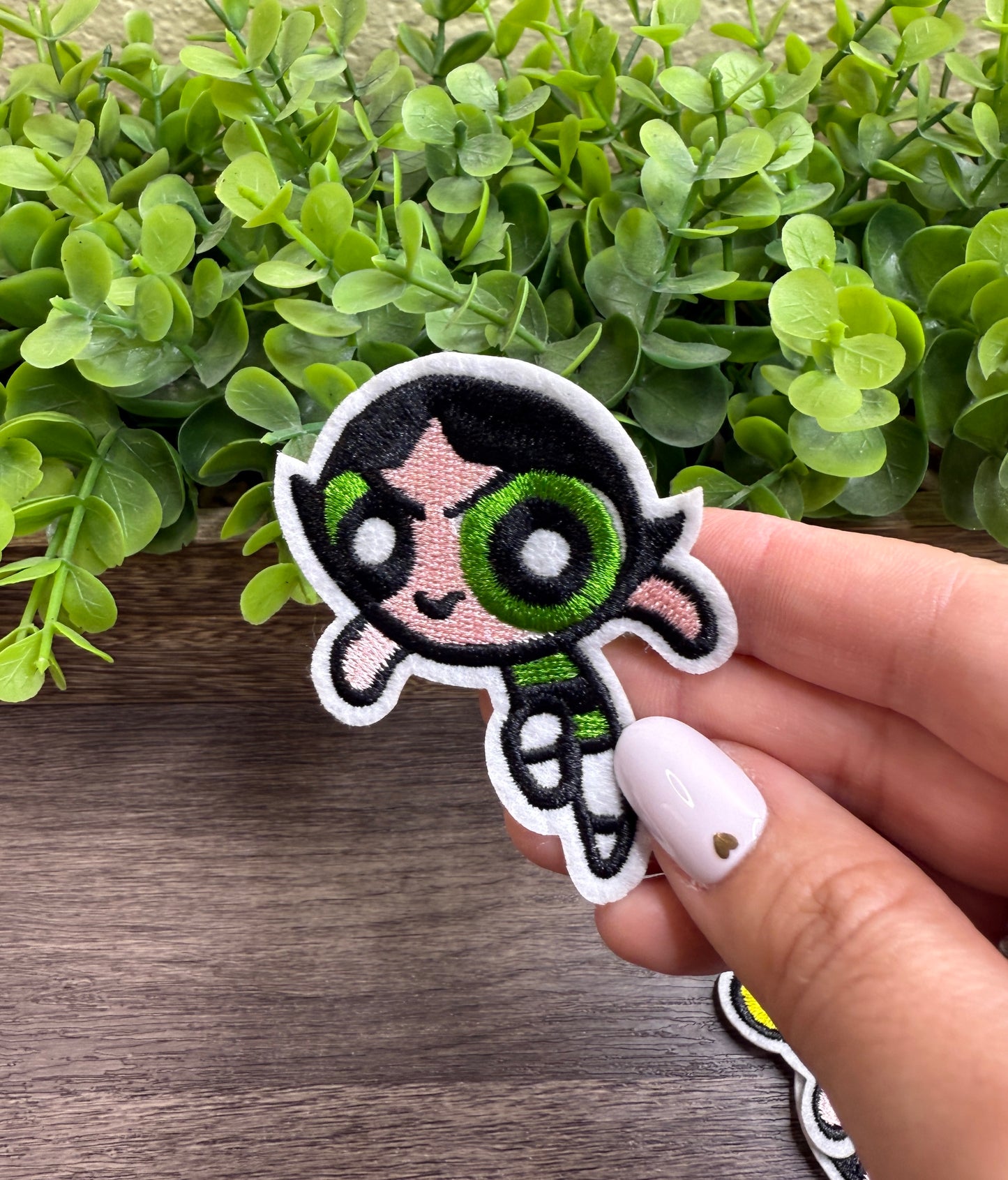 Power Girls Set Embroidered Small Patches