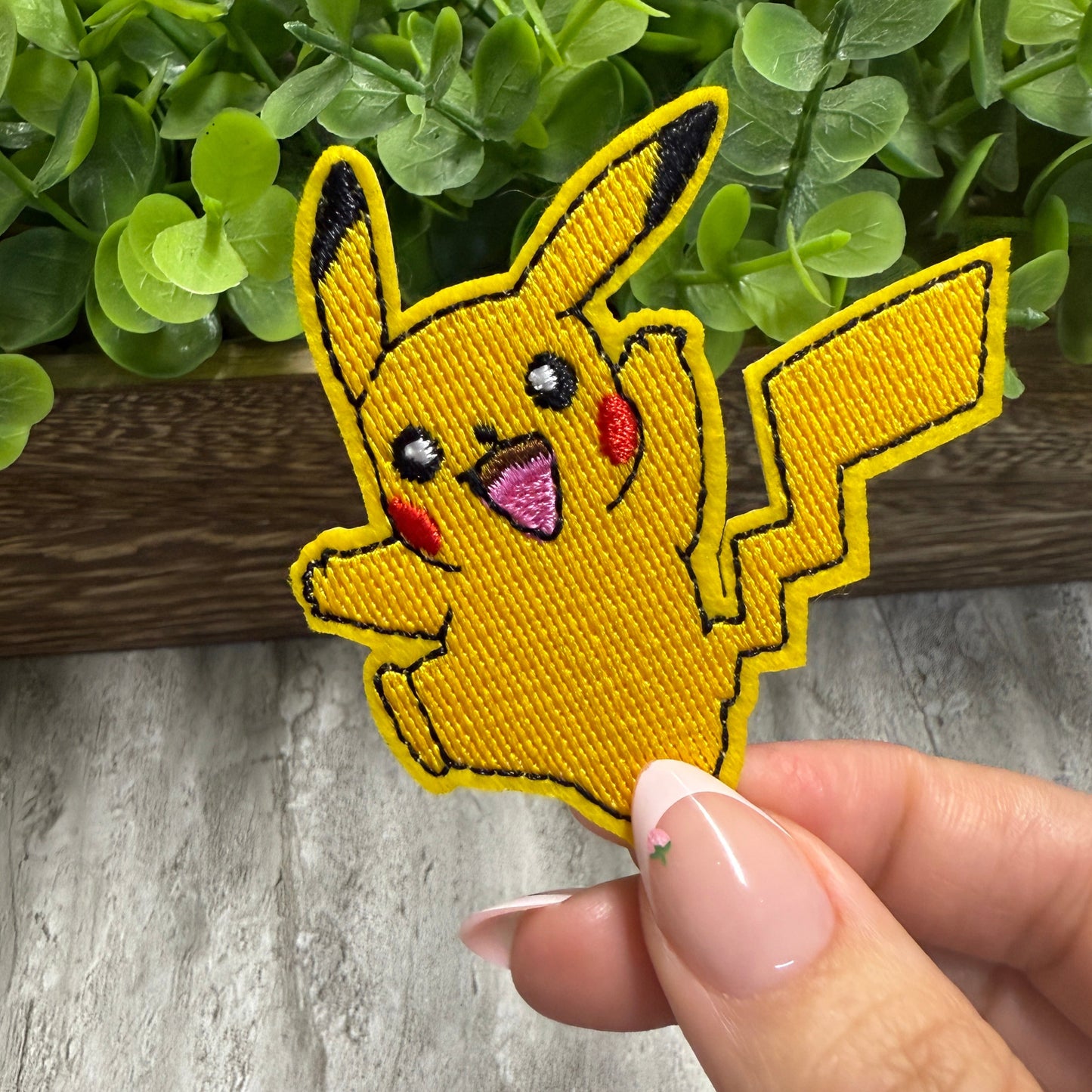 Pika Embroidered Hat Patches