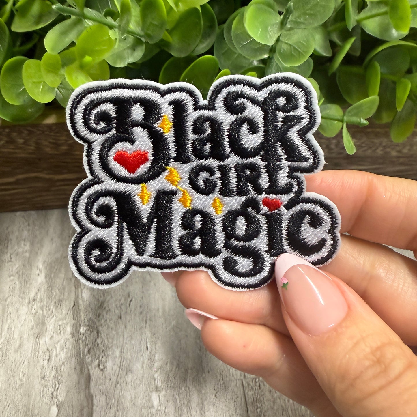 Black Girl Magic Embroidered Small Patches