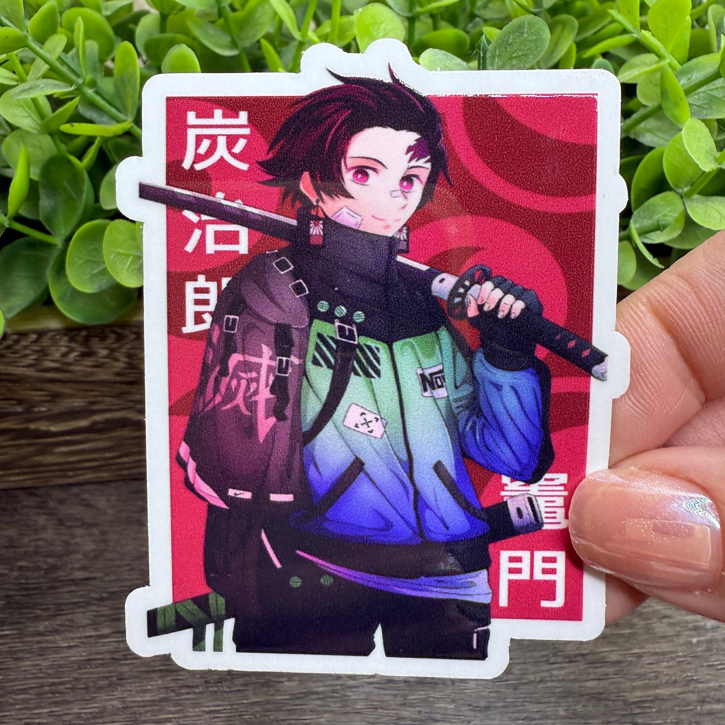 Cartoon Sword Clear Vinyl Sticker 3"