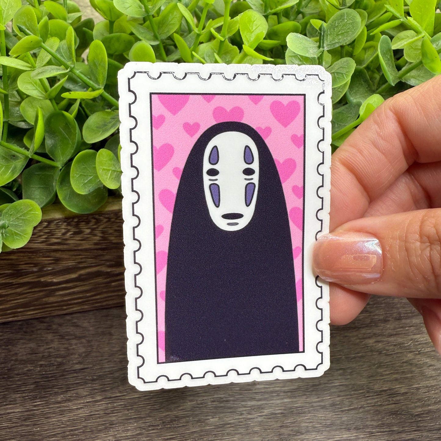 Face Clear Vinyl Sticker 3"