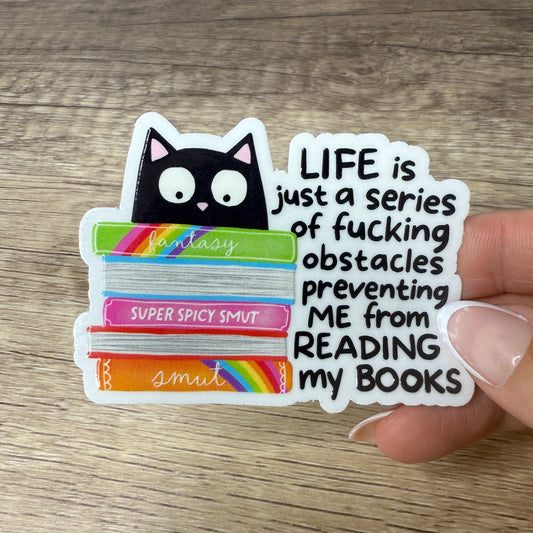 LIFE Is Just a Series Clear Vinyl Sticker 3"