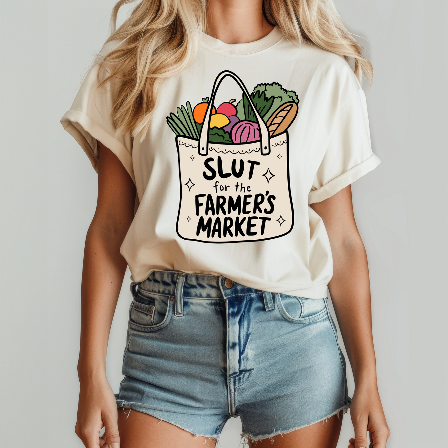Slut for Farmers Markets DTF Transfer