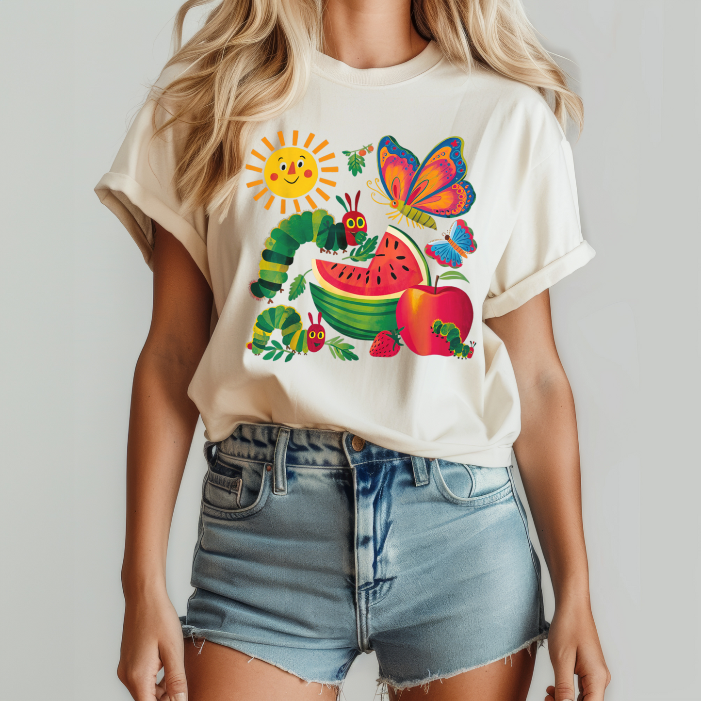 Hungry Caterpillar DTF TRANSFER (available in adult and youth)