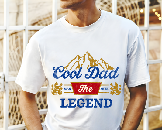 Cool Dad Legend DTF Transfer
