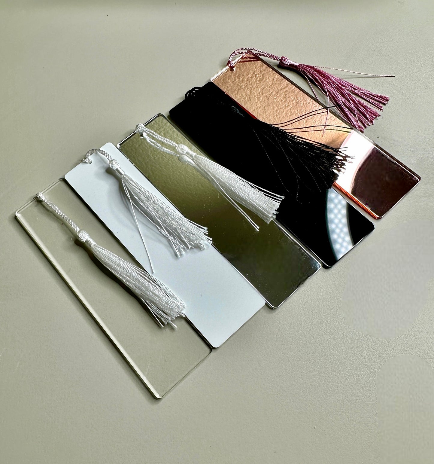 Blank Bookmarks with Tassel
