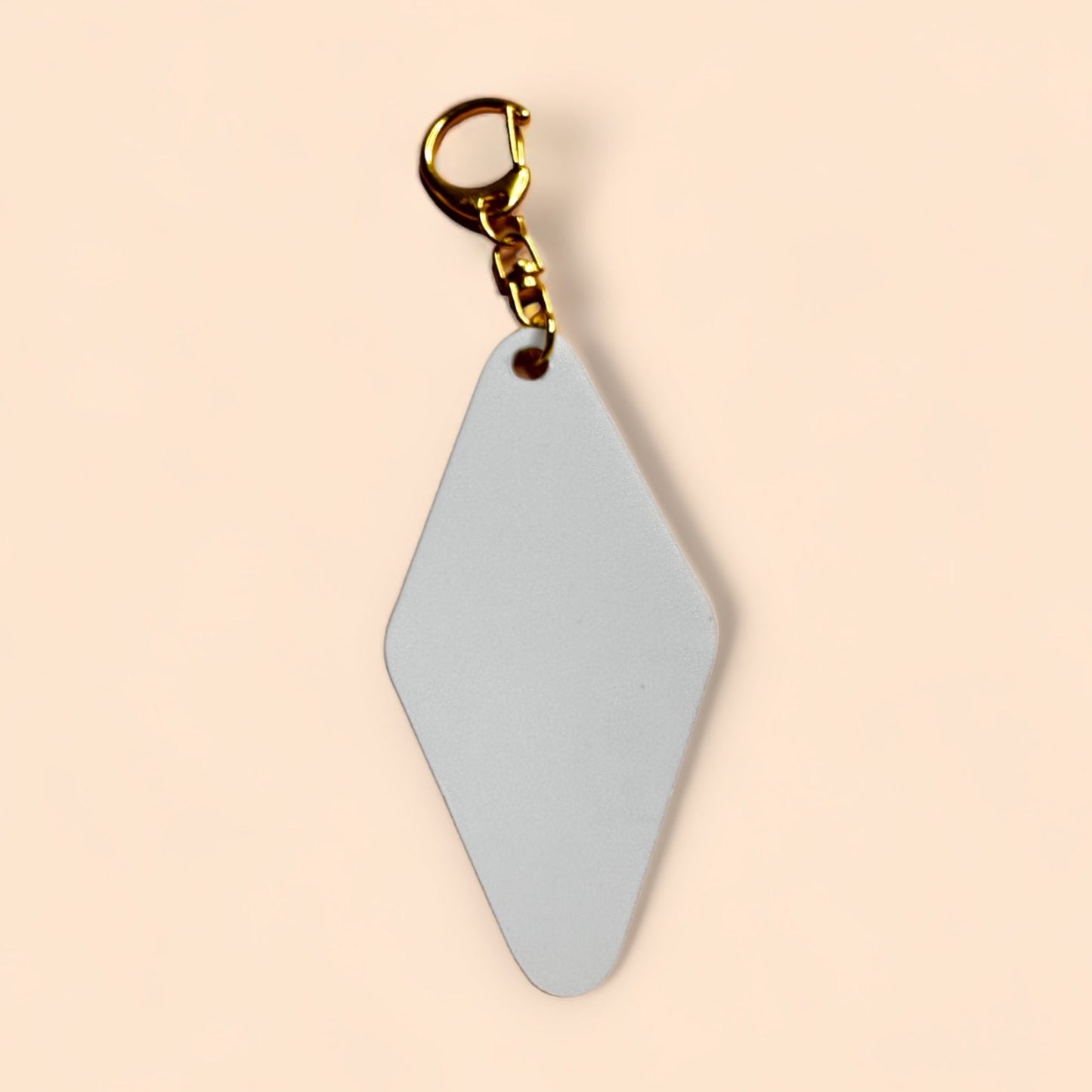 Solid Color Blank Keychains- Gold Lobster Clasp