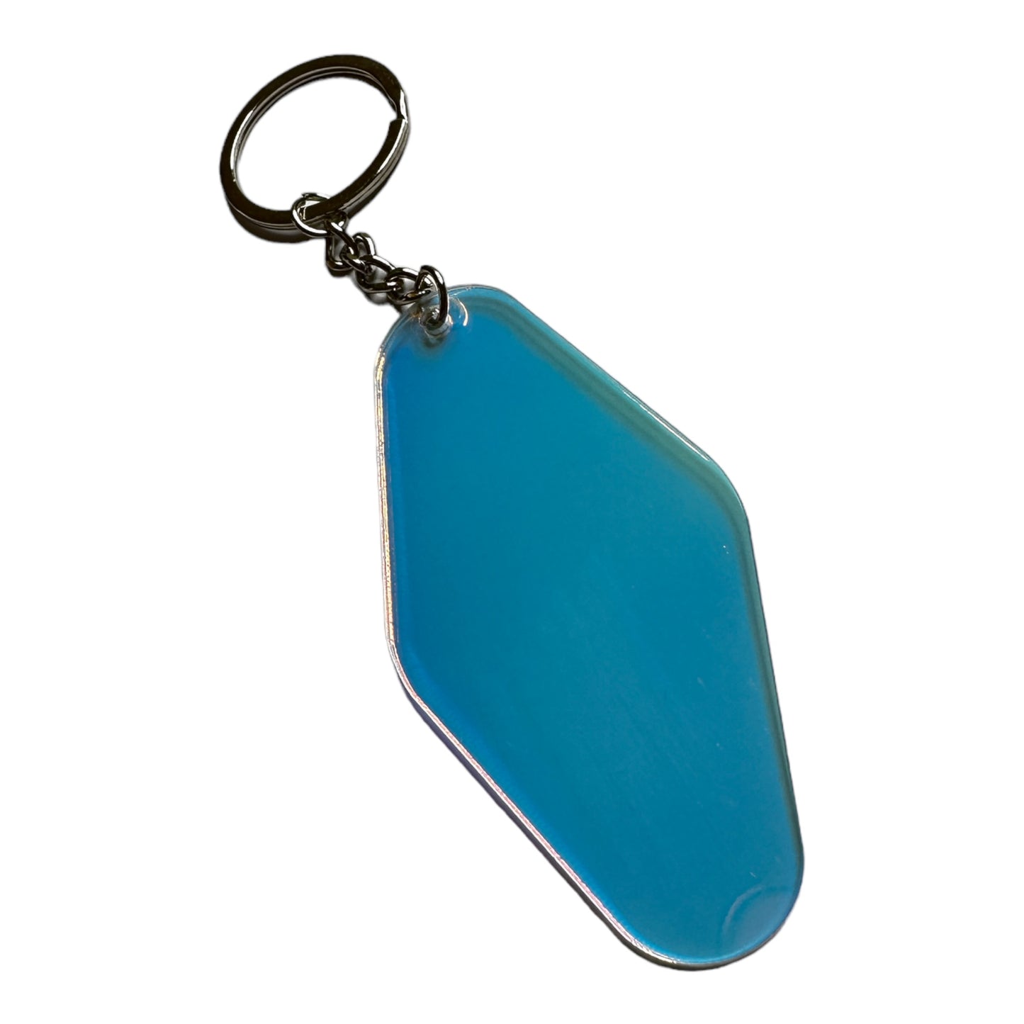 Iridescent Blank Keychains