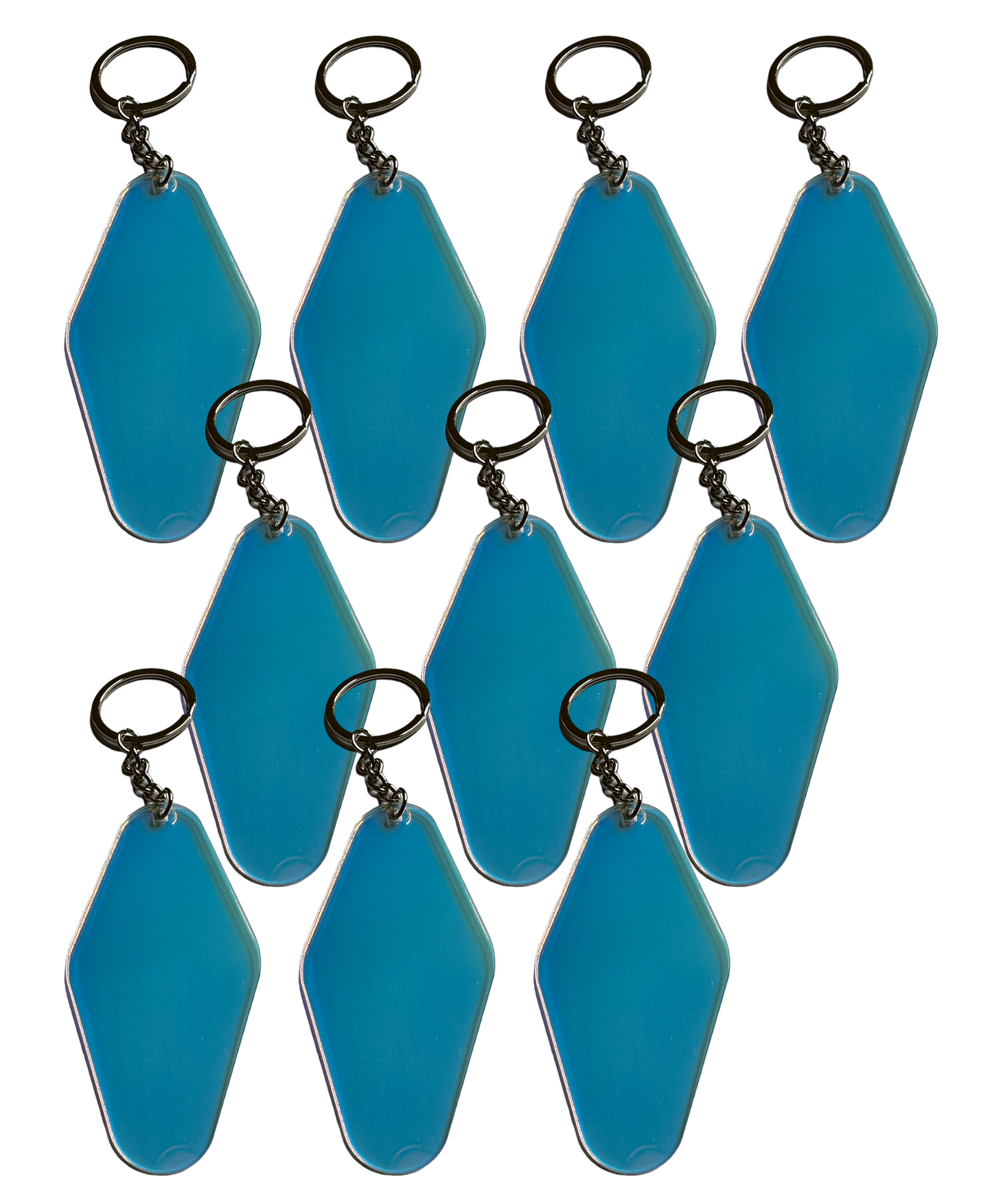 Iridescent Blank Keychains