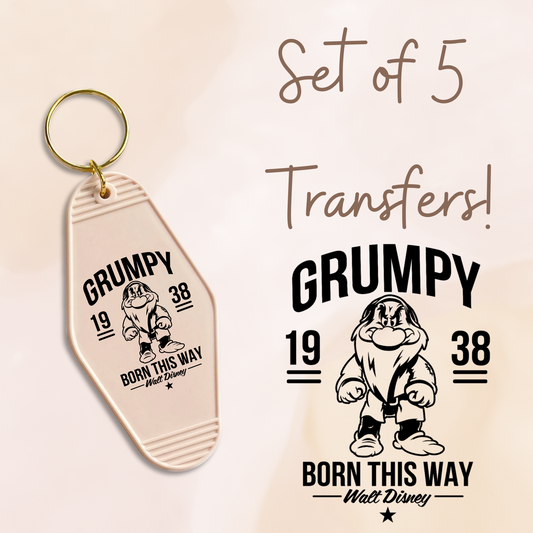 Born This Way UV DTF (MOTEL KEYCHAIN)