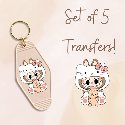 Hello Bubu UV DTF (MOTEL KEYCHAIN)