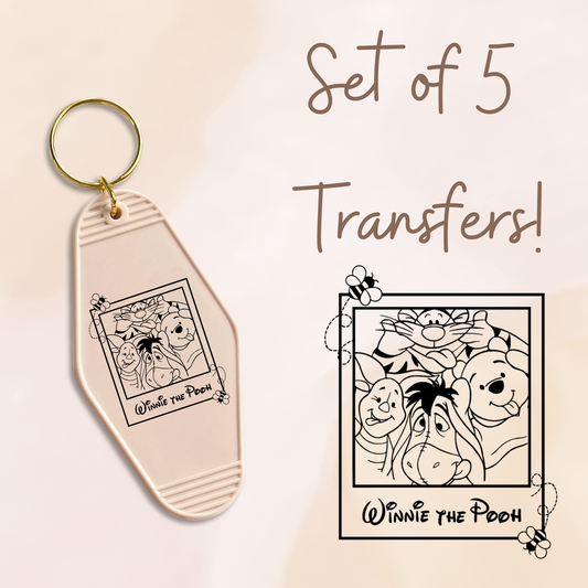 Bear Friends Photo UV DTF (MOTEL KEYCHAIN)