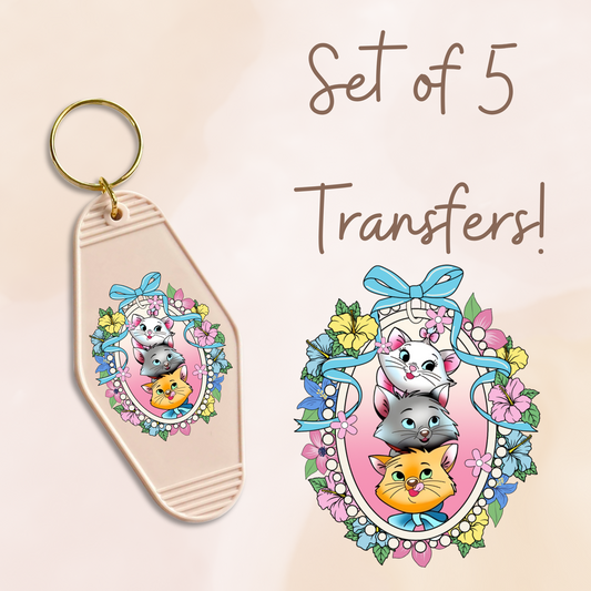 Cat Frame UV DTF (MOTEL KEYCHAIN)
