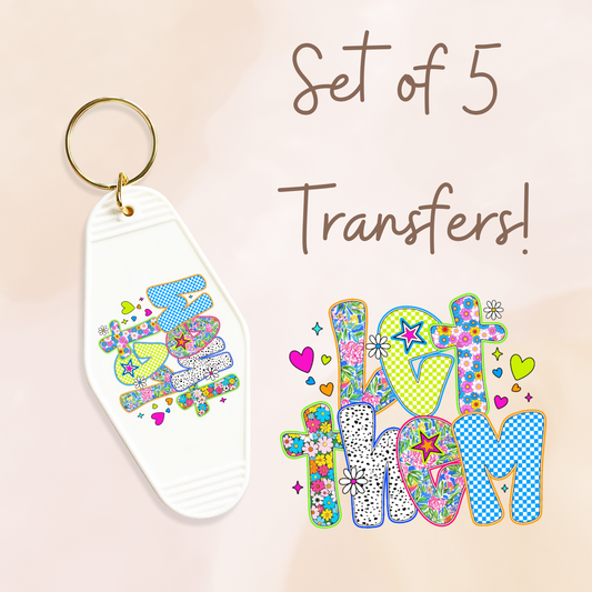 Let Them UV (MOTEL KEYCHAIN)