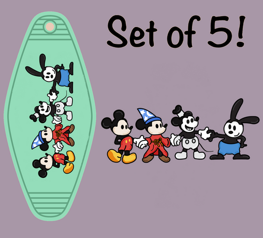 Mouse Evolution UV DTF (MOTEL KEYCHAIN)