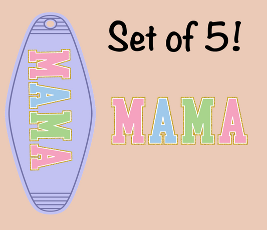 Colorful MAMA UV (MOTEL KEYCHAIN)