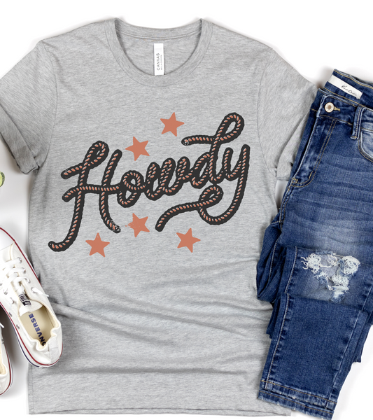 Rope Howdy DTF Transfer