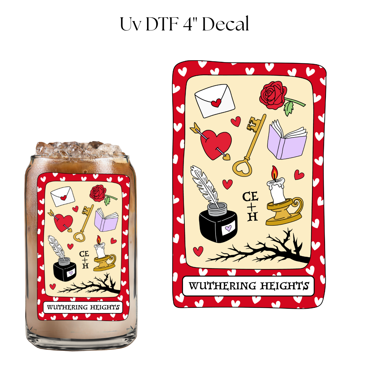 WH Cards 4” UV DTF Decal