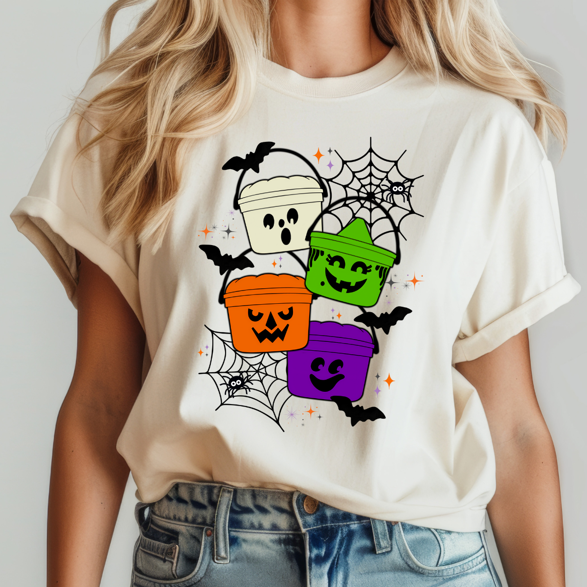 Horror Buckets Dtf Transfer