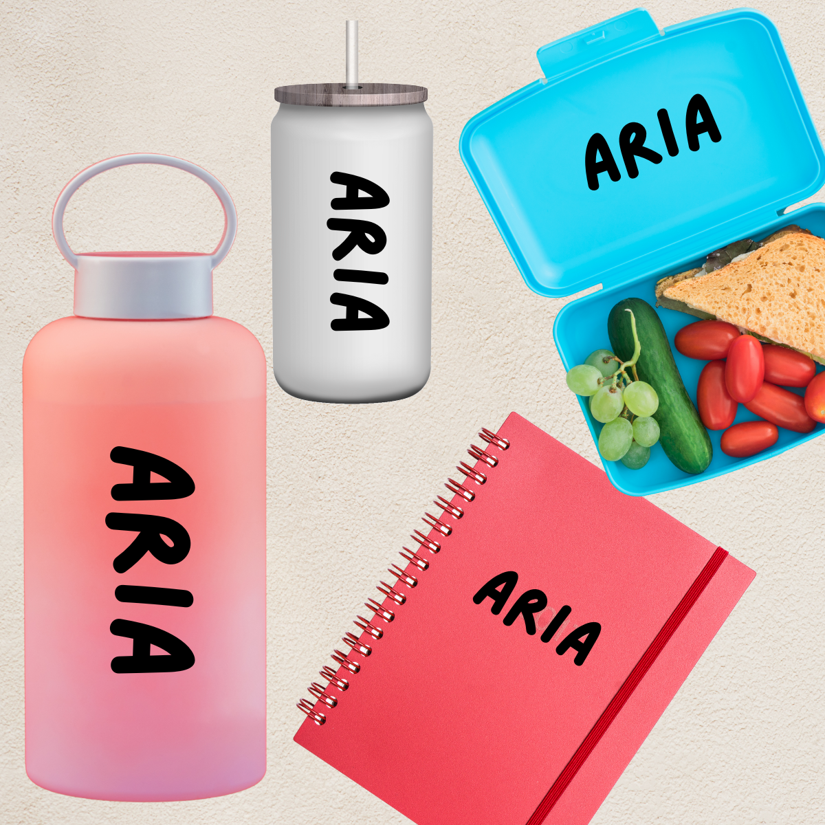 CUSTOM Name Tags UV DTF SET of 10