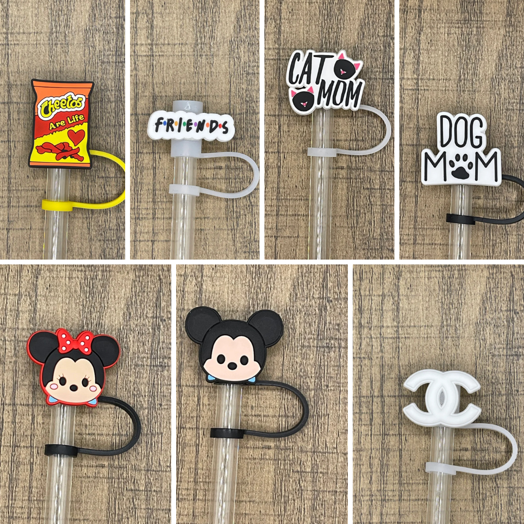 10 mm Silicone Straw Topper