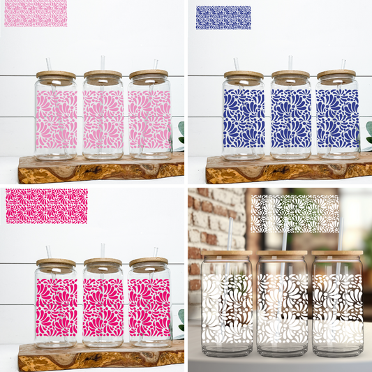 Talavera Solid Colors UV DTF Wrap / Lid DOUBLE SIDED