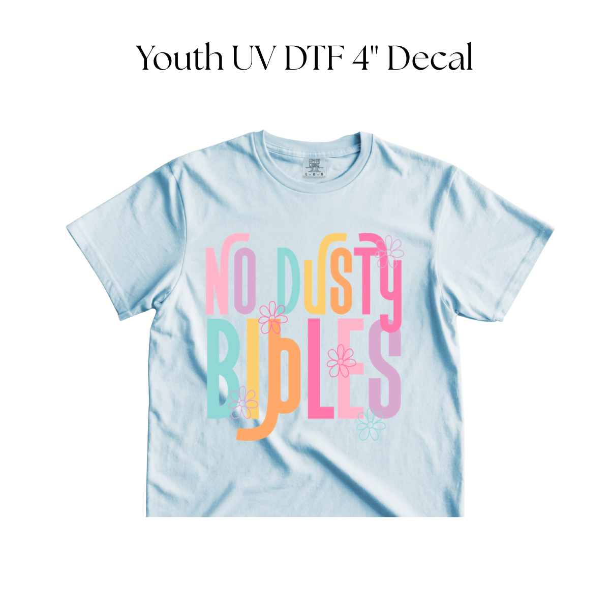 YOUTH No Dusty Bibles DTF Transfer