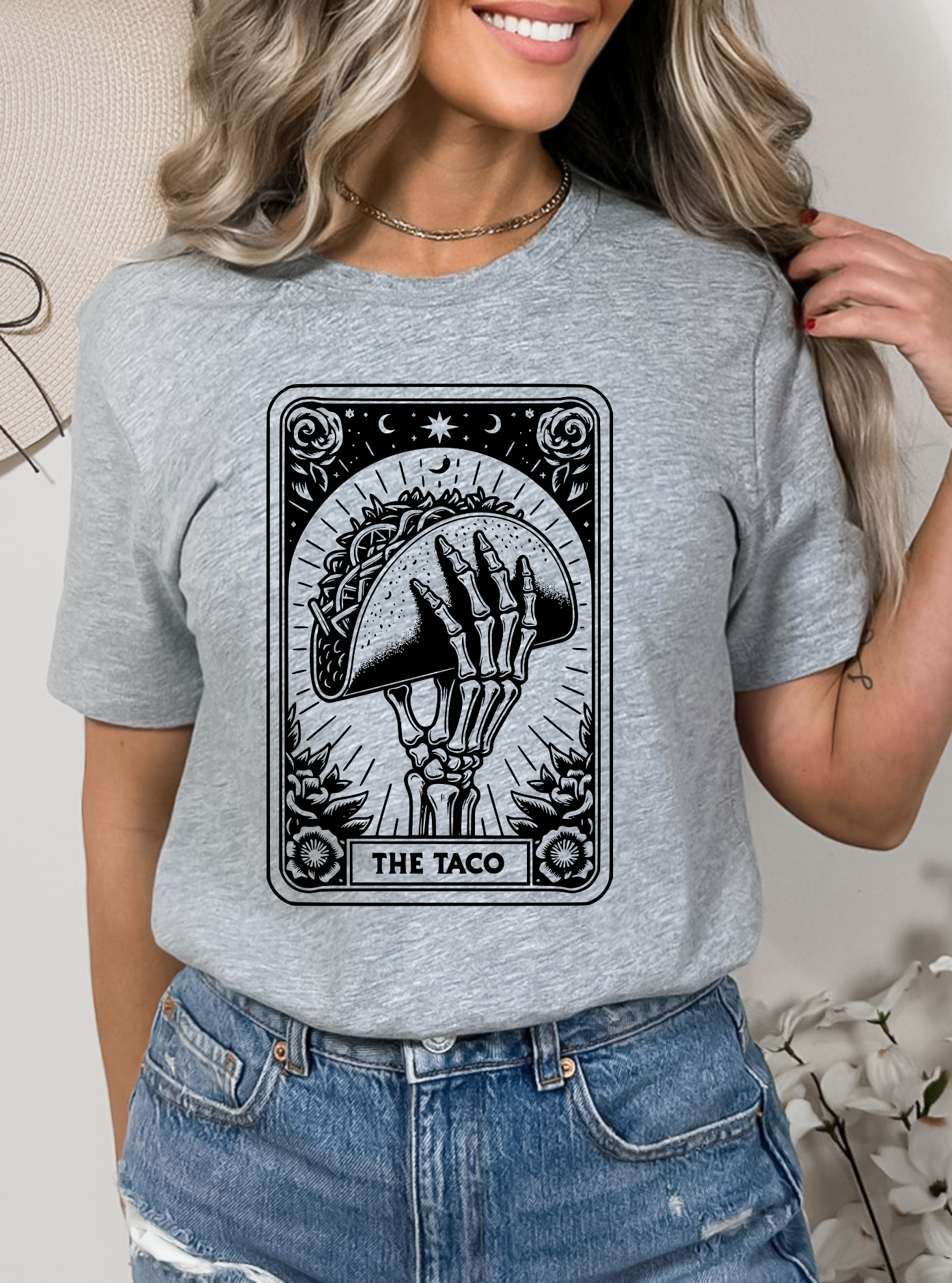 The Taco Tarot Card Screen Print Transfer