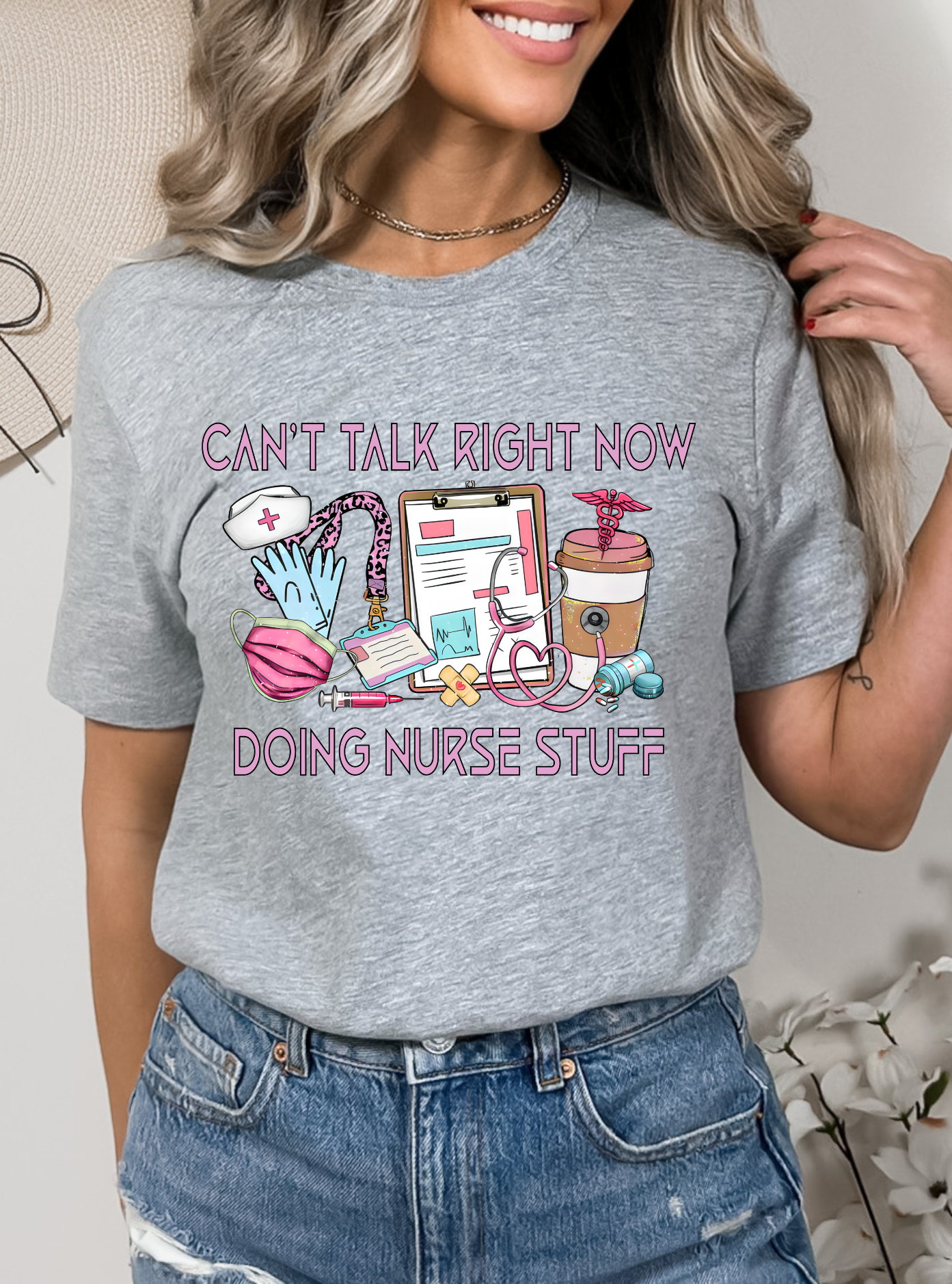 Can’t Talk Nurse Stuff DTF Transfer