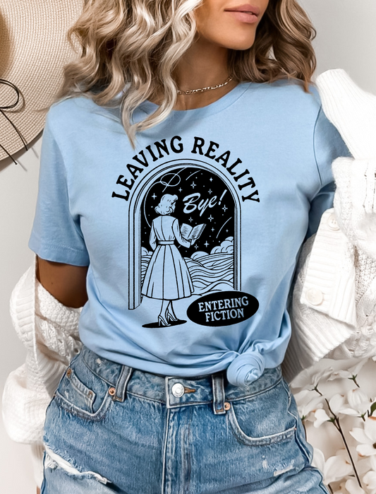 Leaving Reality Screen Print Transfer