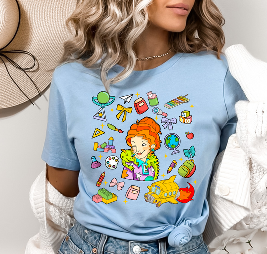 Frizzle  DTF TRANSFER (available in adult and youth)