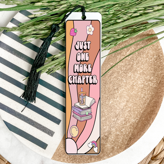 Just one More Chapter UV DTF Transfer for Bookmarks