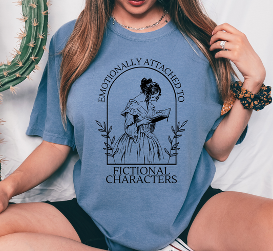 Emotionally Attached to Fictional Characters Screen Print