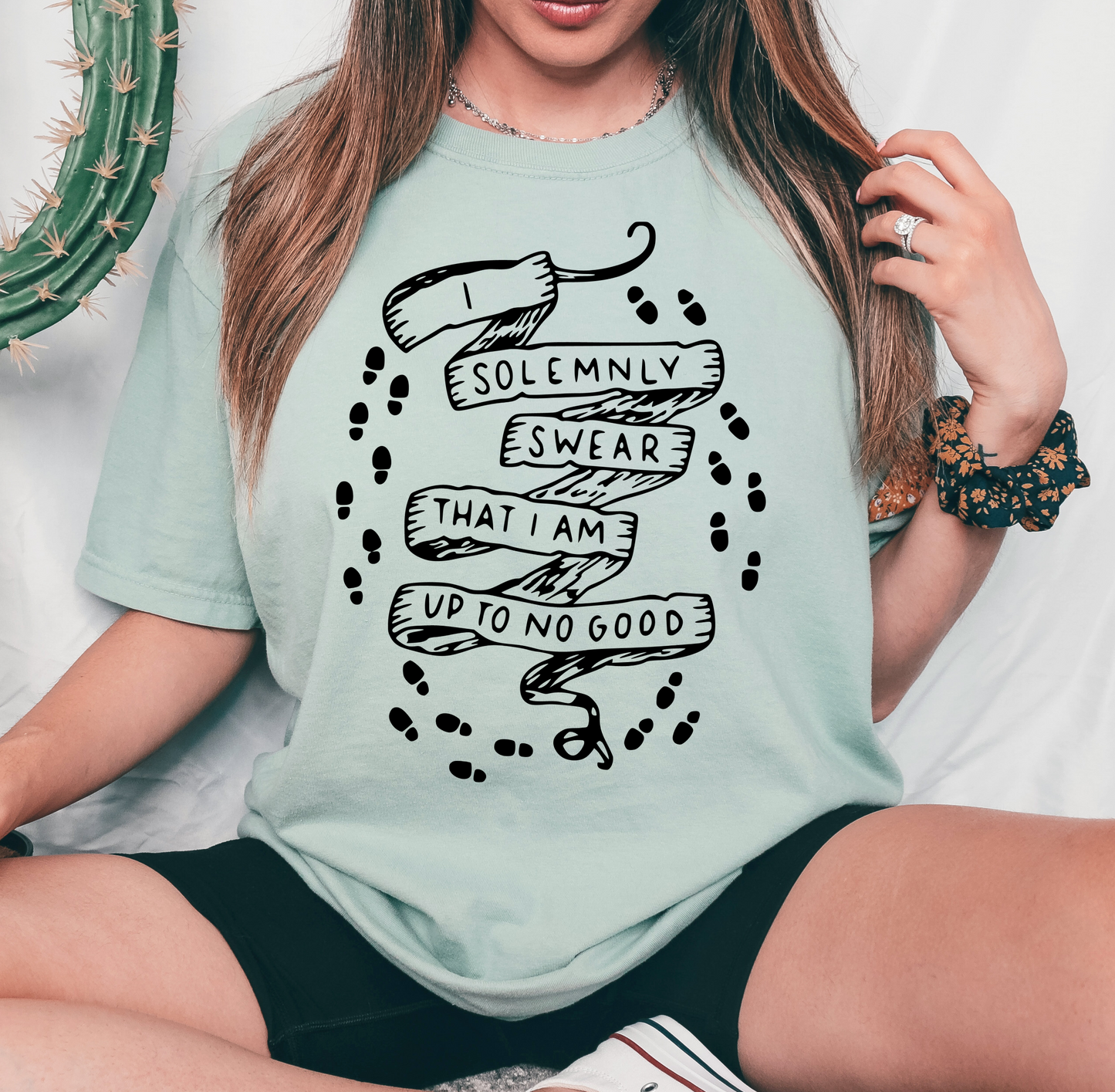 Wizard Up to no Good Screen Print Transfer