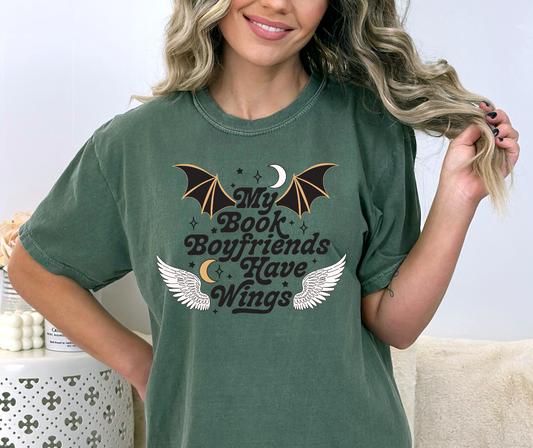 My Book Boyfriends have Wings DTF Transfer