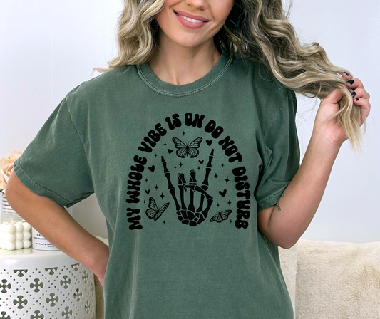 My Whole Vibe Is On DND Screen Print