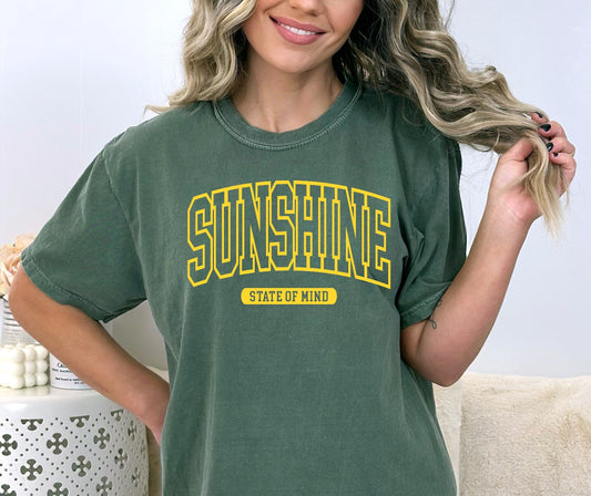 Sunshine State Of Mind (YELLOW) Screen Print Transfer