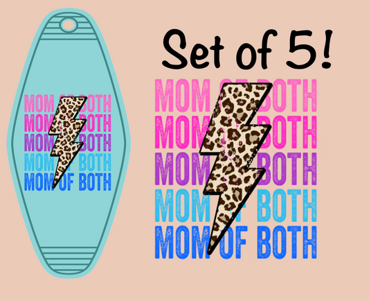 Mom of Both LAST CHANCE UV (MOTEL KEYCHAIN)