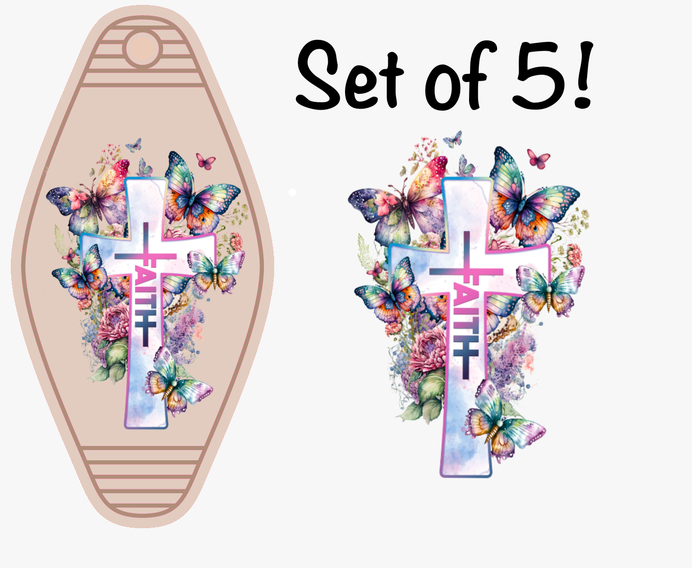 Faith UV (MOTEL KEYCHAIN)
