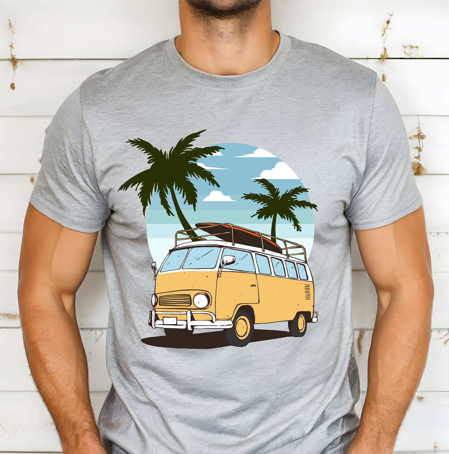 Yellow Mini Van DTF