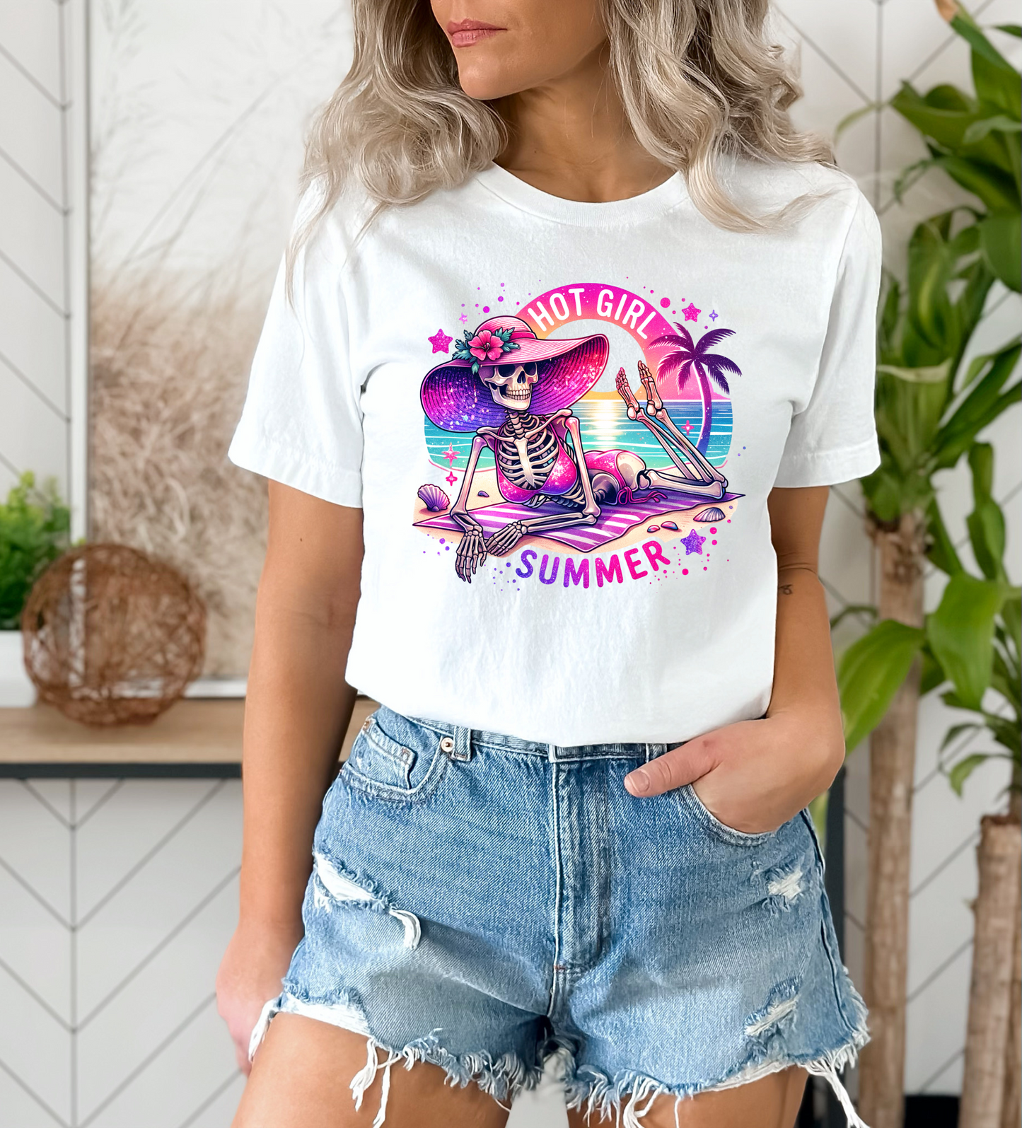 Hot Girls Summer Skeleton DTF LAST CHANCE