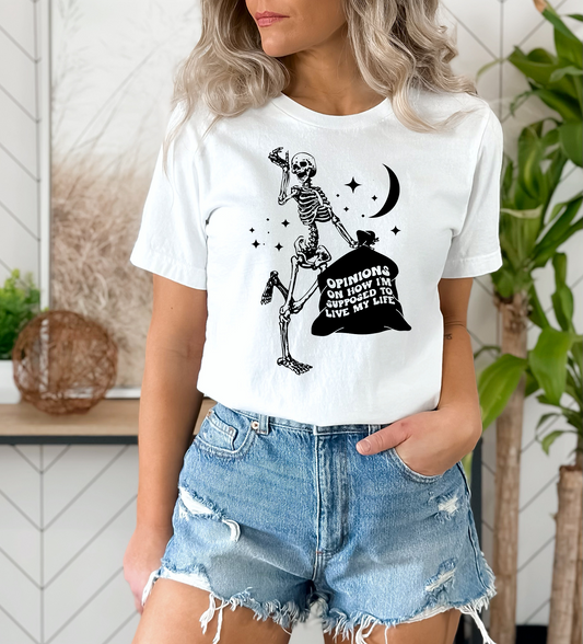 Opinions are Trash Screen Print Transfer