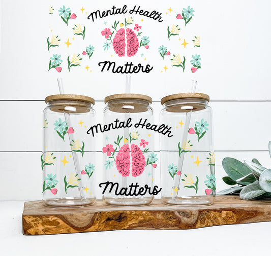 Mental Health Matters UV DTF Wrap