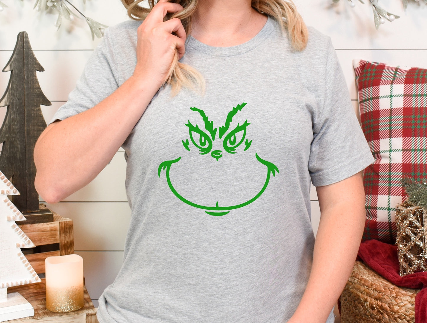 GOOD Monster Green Face Screen Print Transfer