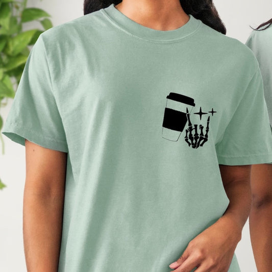 Coffee POCKET Screen Print Transfer