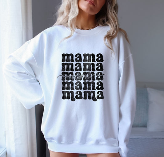 MAMA List Screen Print Transfer