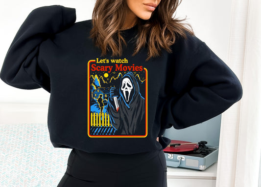 Let’s Watch Scary Movies (for black garments only) DTF